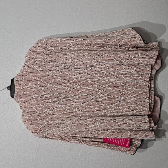 Alex Evenings Plus Size 3/4 Sleeve Printed Twinset - Picture 9 of 14